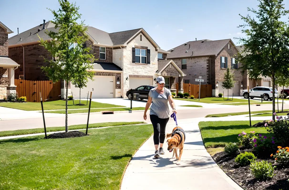 New construction homes in a Celina, TX master-planned neighborhood